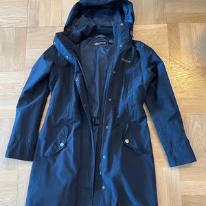 Women’s Marmot Membrain black jacket. Small.